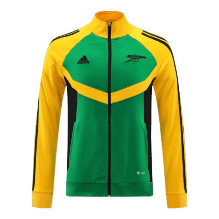 Mens Arsenal 2024/25 Track Green&Yellow Jacket