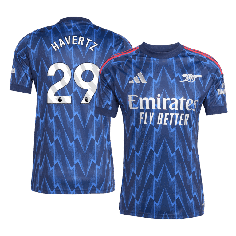 Mens Arsenal 2025/26 Away Jersey – Havertz 29