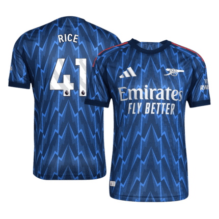 Mens Arsenal 2025/26 Away Jersey – Rice 41