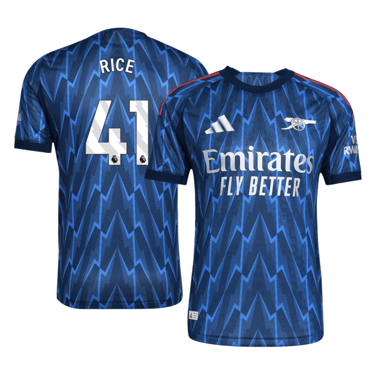 Mens Arsenal 2025/26 Away Jersey – Rice 41
