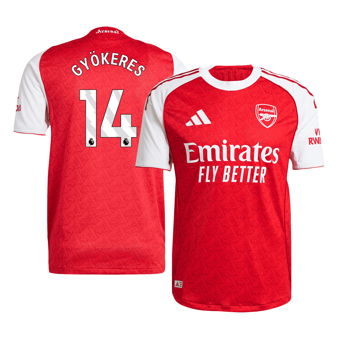 Mens Arsenal 2025/26 Home Jersey – Gyokeres 14 Mens Arsenal 2025/26 Home Jersey – Gyokeres 14