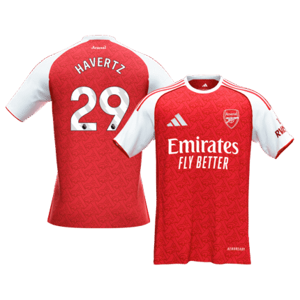 Mens Arsenal 2025/26 Home Jersey – Havertz 29