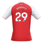 Mens Arsenal 2025/26 Home Jersey – Havertz 29