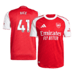 Mens Arsenal 2025/26 Home Jersey – Rice 41