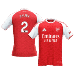 Mens Arsenal 2025/26 Home Jersey – Saliba 2