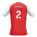 Mens Arsenal 2025/26 Home Jersey – Saliba 2