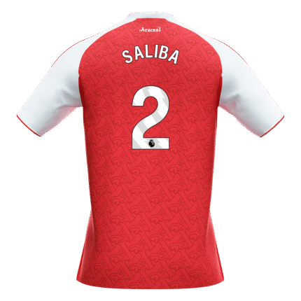 Mens Arsenal 2025/26 Home Jersey – Saliba 2