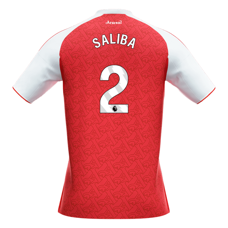 Mens Arsenal 2025/26 Home Jersey – Saliba 2