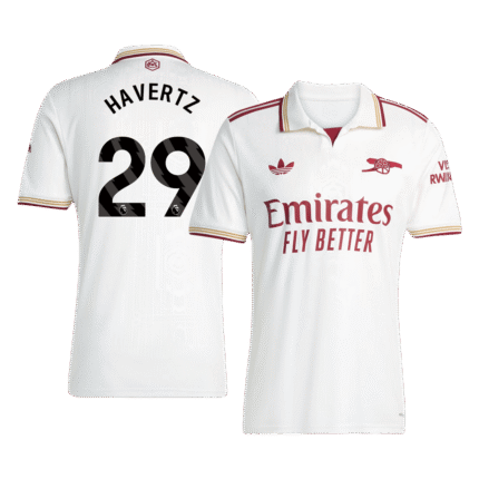 Mens Arsenal 2025/26 Third Jersey – Havertz 29