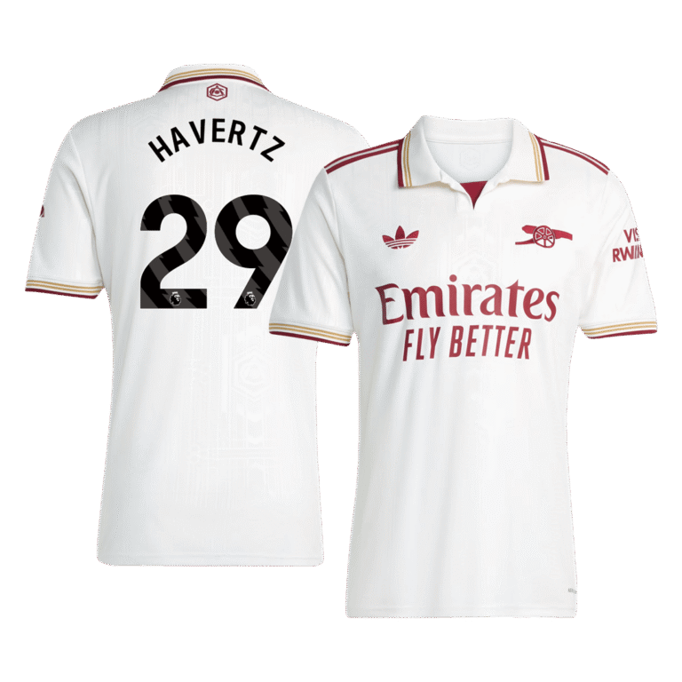 Mens Arsenal 2025/26 Third Jersey – Havertz 29