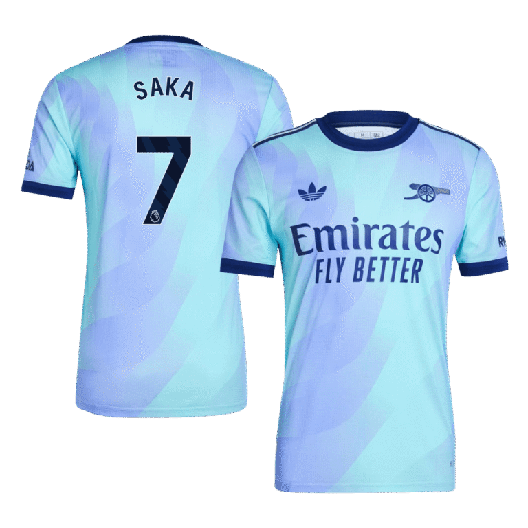 Mens Arsenal 2025/26 Third Jersey – Saka 7