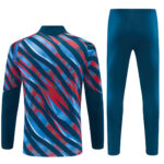 Mens Arsenal 2026/27 Camo Half-zip Red Blue Tracksuit