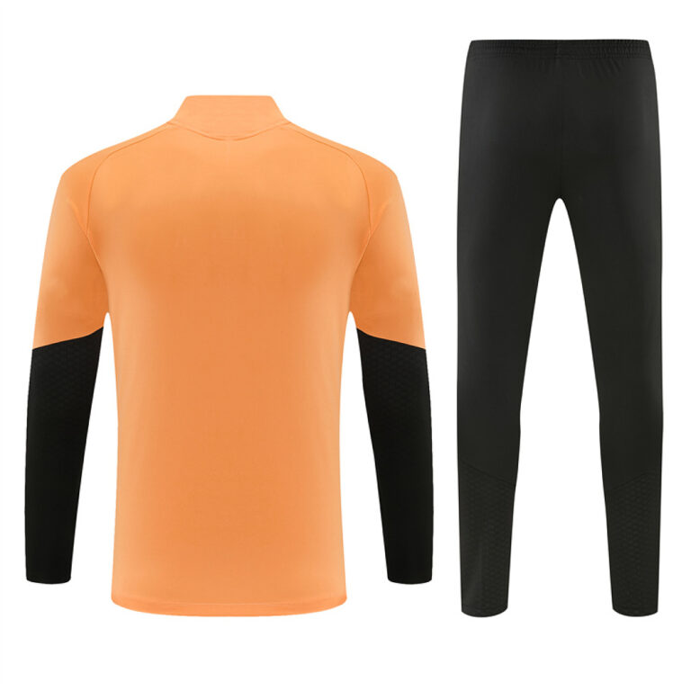 Mens Arsenal 2026/27 Half-zip Orange Tracksuit