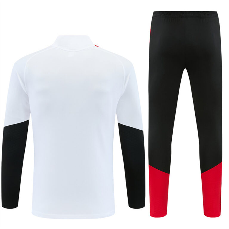 Mens Arsenal 2026/27 Half-zip White Tracksuit