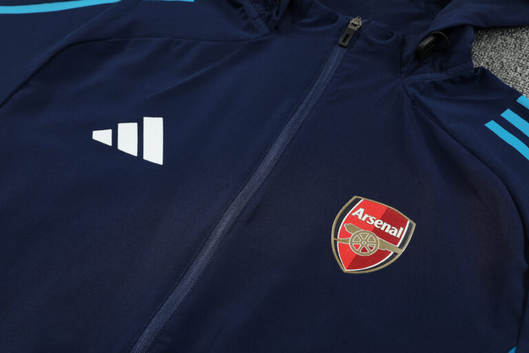 Mens Arsenal 2026/27 Windbreaker Suit Blue Jacket