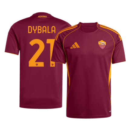 Mens AS Roma 2025/26 Home Jersey – Dybala 21