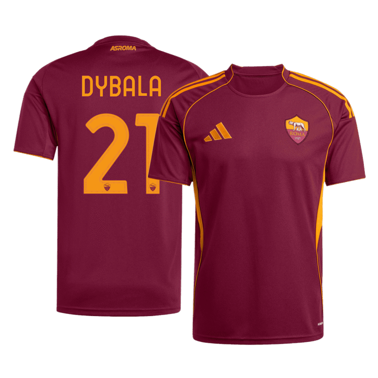 Mens AS Roma 2025/26 Home Jersey – Dybala 21