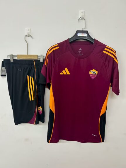 Mens AS Roma 2025/26 Red Training Jersey