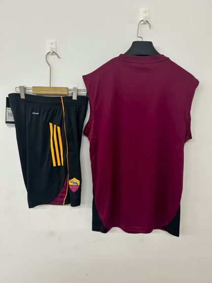 Mens AS Roma 2025/26 Red Training Vest