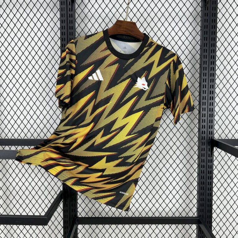 Mens AS Roma 2025/26 Yellow suit Training Jersey