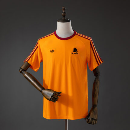 Mens AS Roma Terrace Icons T- Orange Jersey