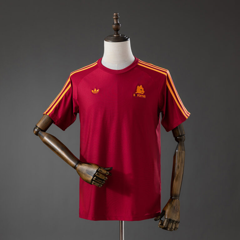 Mens AS Roma Terrace Icons T- Red Jersey