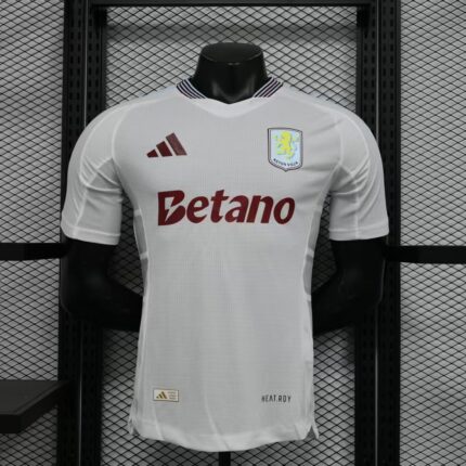 Mens Aston Villa 2024/25 White Jersey Player Version