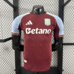 Mens Aston Villa 2025/26 Home Jersey Player Version