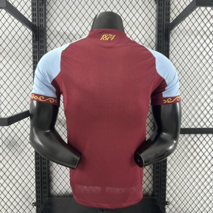 Mens Aston Villa 2025/26 Home Jersey Player Version