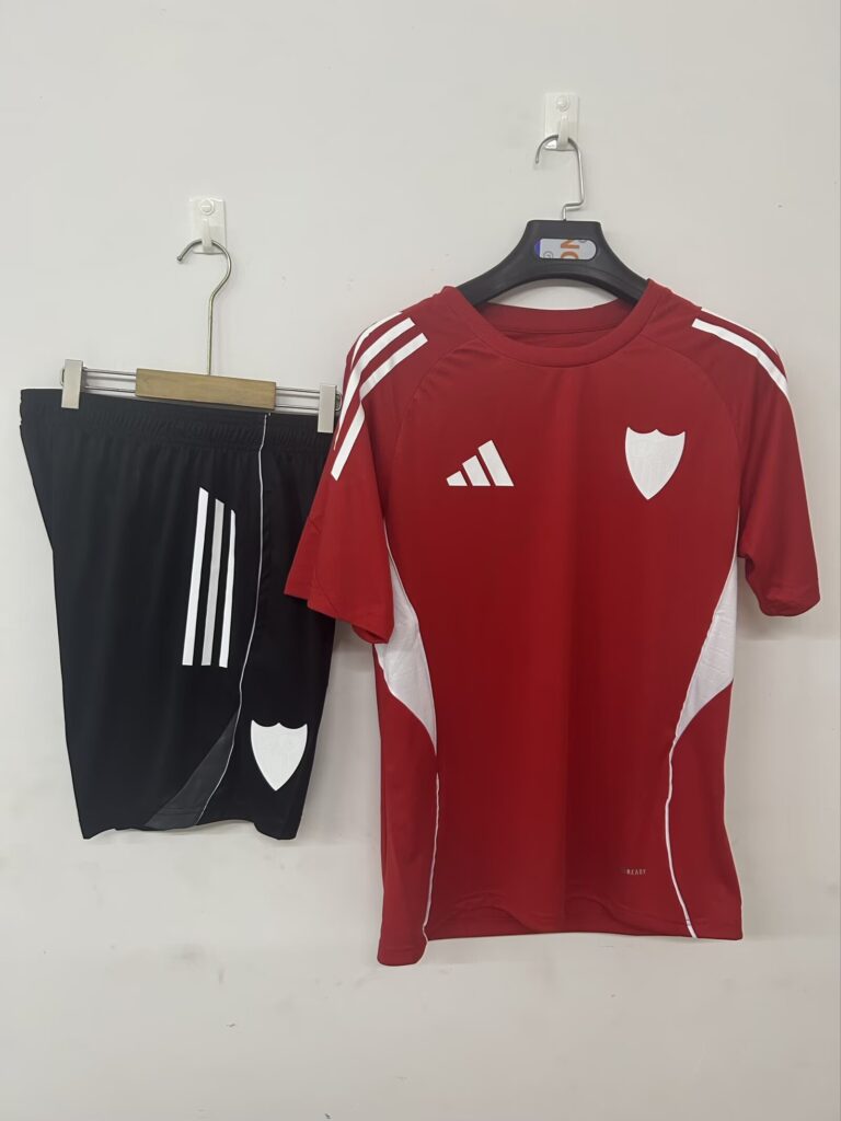 Mens Athletic Bilbao 2025/26 Red Training Jersey