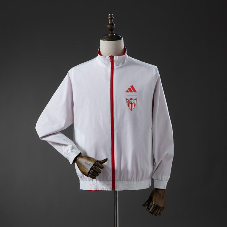 Mens Athletic Bilbao 2026 Reversible White Jacket