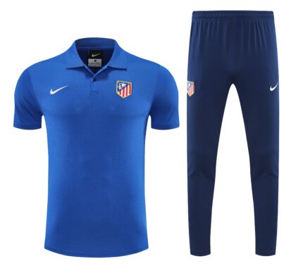 Mens Atletico Madrid 2025/26 Suit Blue Polo