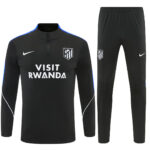 Mens Atletico Madrid 2026/27 Half-zip Black Tracksuit