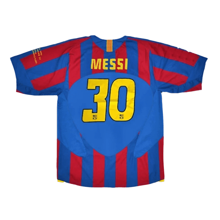 Mens Barcelona 2005/06 Home Jersey – Messi 30