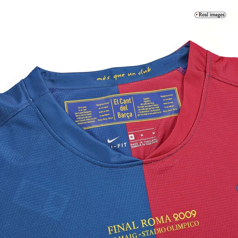 Mens Barcelona 2008/09 Home Jersey Long Sleeve – Messi 10