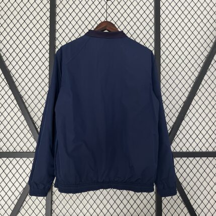 Mens Barcelona 2023/24 Trench Coat Reversible Windbreaker Jacket