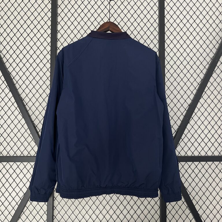 Mens Barcelona 2023/24 Trench Coat Reversible Windbreaker Jacket