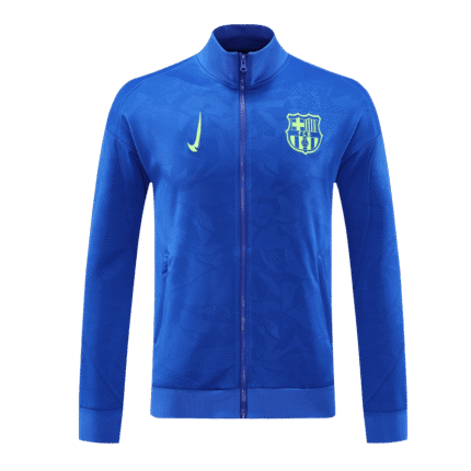 Mens Barcelona 2024/25 Track Blue Jacket