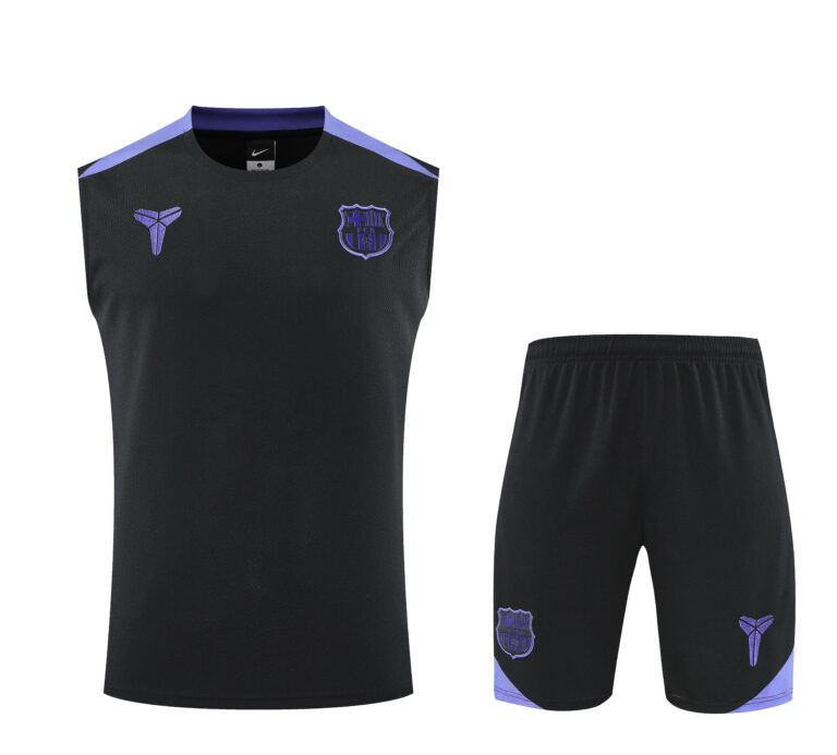 Mens Barcelona 2025/26 Black Training Vest