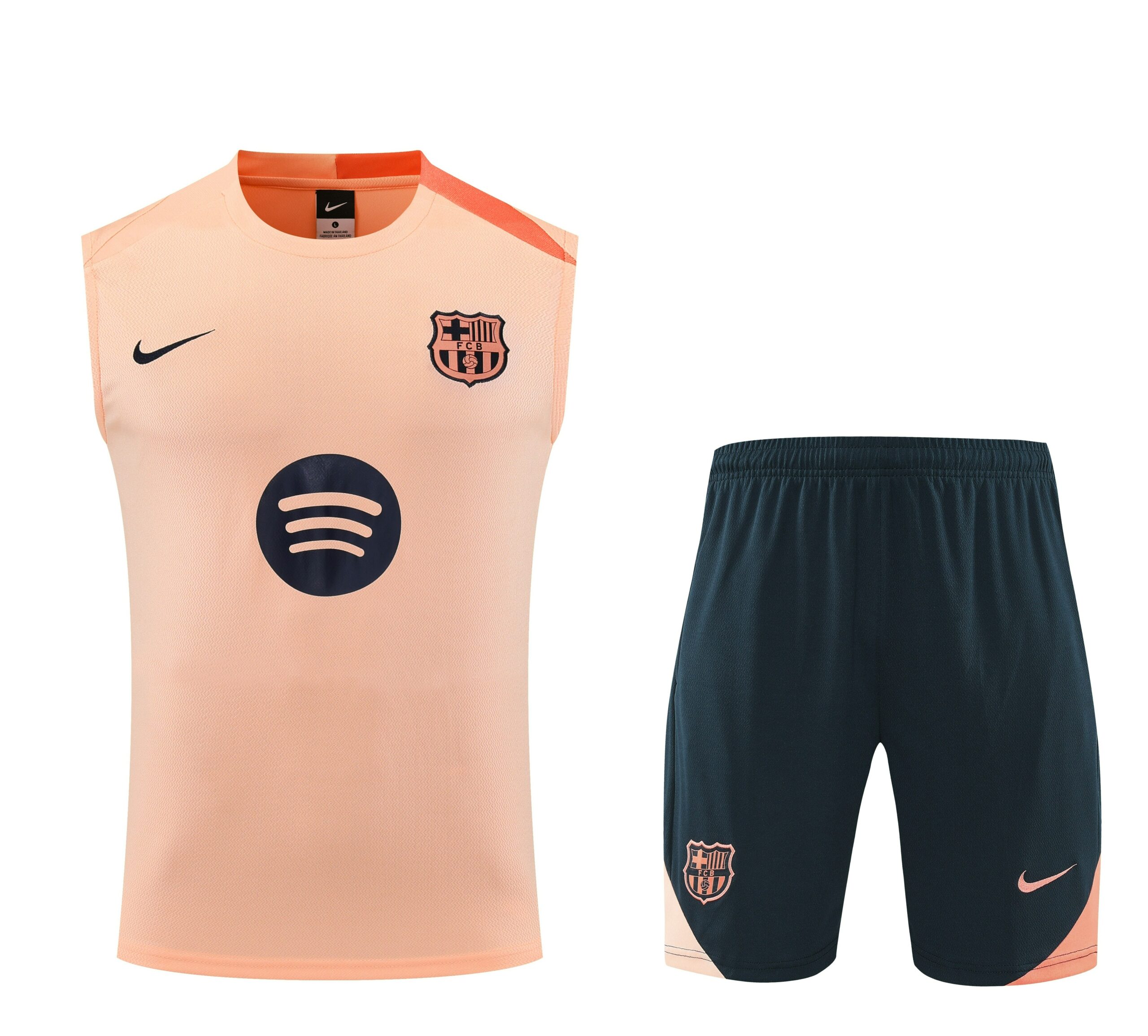 Mens Barcelona 2025/26 Orange Training Vest Mens Barcelona 2025/26 Orange Training Vest