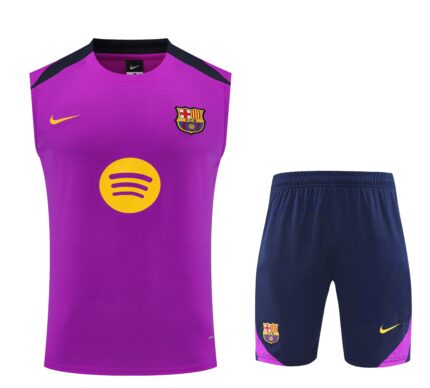 Mens Barcelona 2025/26 Purple Training Vest