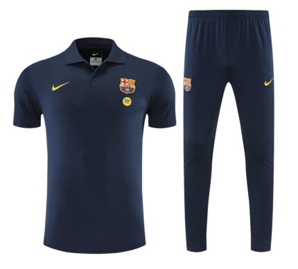 Mens Barcelona 2025/26 Suit Blue Polo