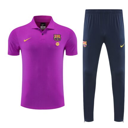 Mens Barcelona 2025/26 Suit Purple Polo