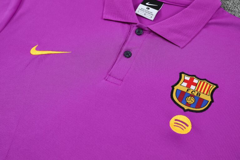 Mens Barcelona 2025/26 Suit Purple Polo