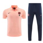 Mens Barcelona 2025/26 Suit Red Polo