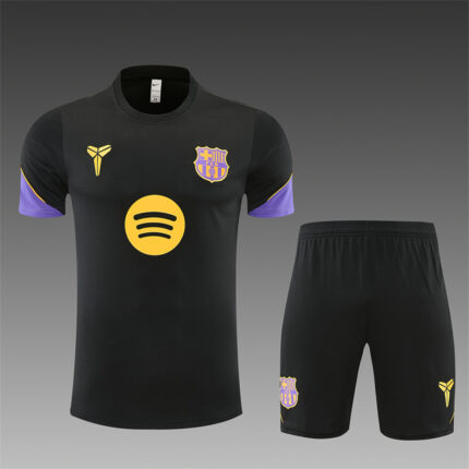 Mens Barcelona 2026/27 Black And Purple Suit Training Jersey