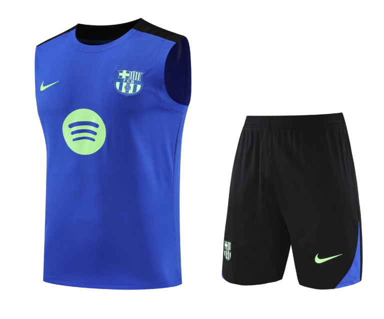 Mens Barcelona 2026/27 Blue Training Vest