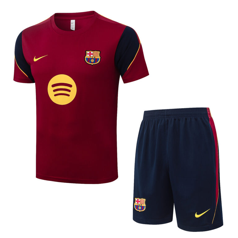 Mens Barcelona 2026/27 Chestnut red Training Jersey