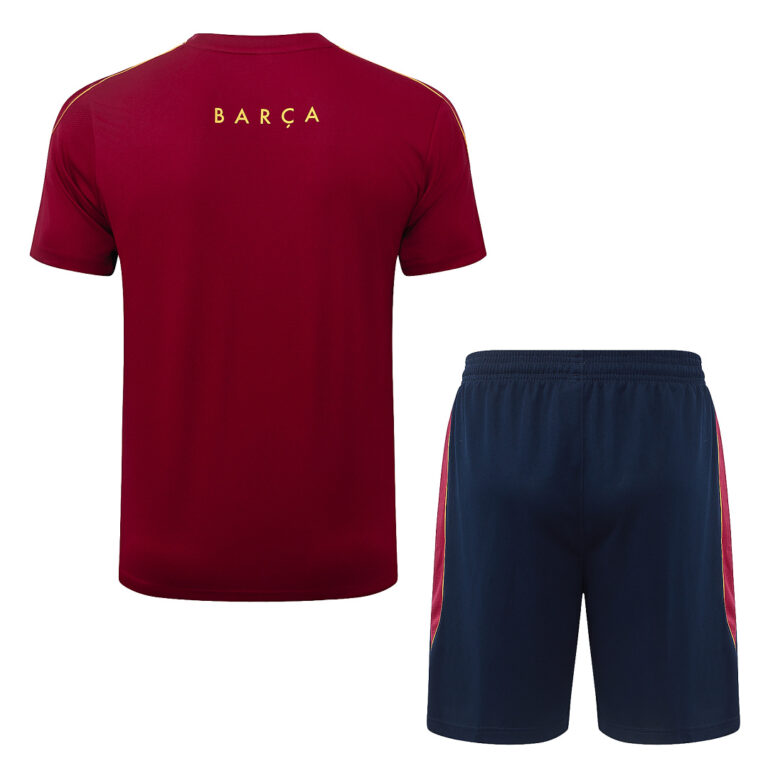 Mens Barcelona 2026/27 Chestnut red Training Jersey