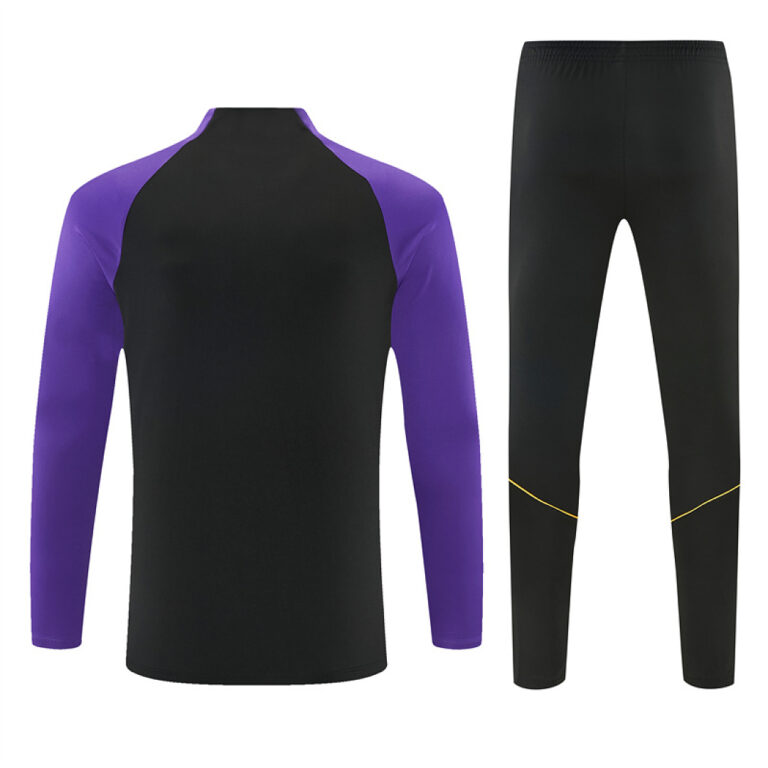 Mens Barcelona 2026/27 Collaboration Half-zip Black Tracksuit